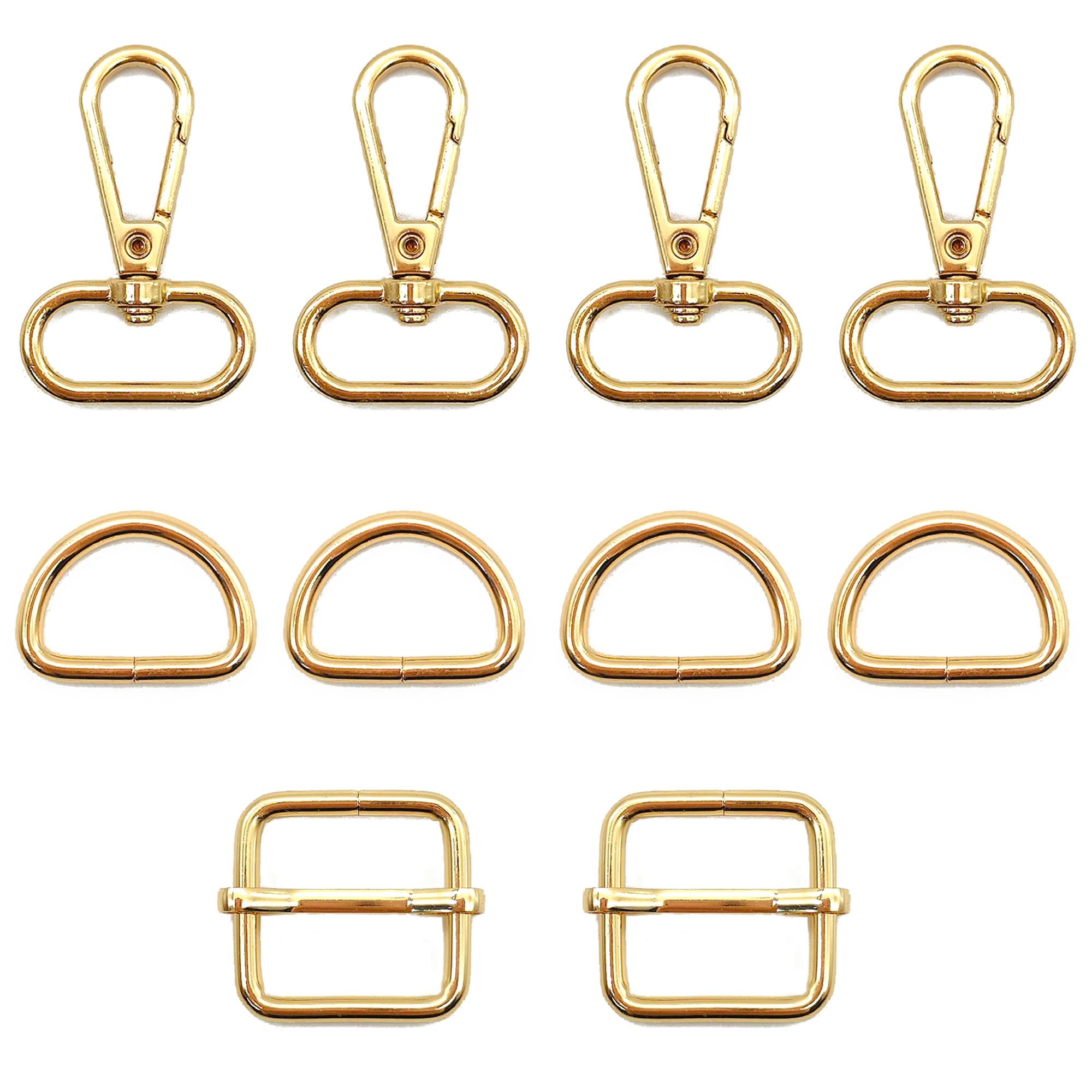 10 Pcs Ganci Scatto Giunto Girevole Anelli D Cursore Regolazione Cinghia Tri Glide Scorrevole Fibbia Fai Da Te Borsa Tracolla Crafting Artigianato Riparazione Borsa Accessori