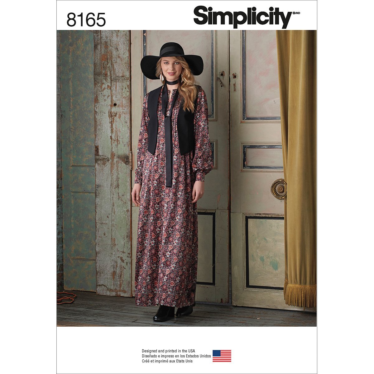 Amazon.com: Simplicity Pattern 8165 Misses' Maxi Dress with Lined Vest and Tie Size D5 (4-6-8-10-12) : Arts, Crafts & Sewing Amazon.com: Simplicity Pattern 8165 Misses' Maxi Dress with Lined Vest and Tie Size D5 (4-6-8-10-12) : Arts, Crafts & Sewing