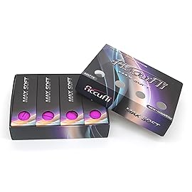 ACCUFLI Max Soft Golf Balls (Matte Purple 12PK)