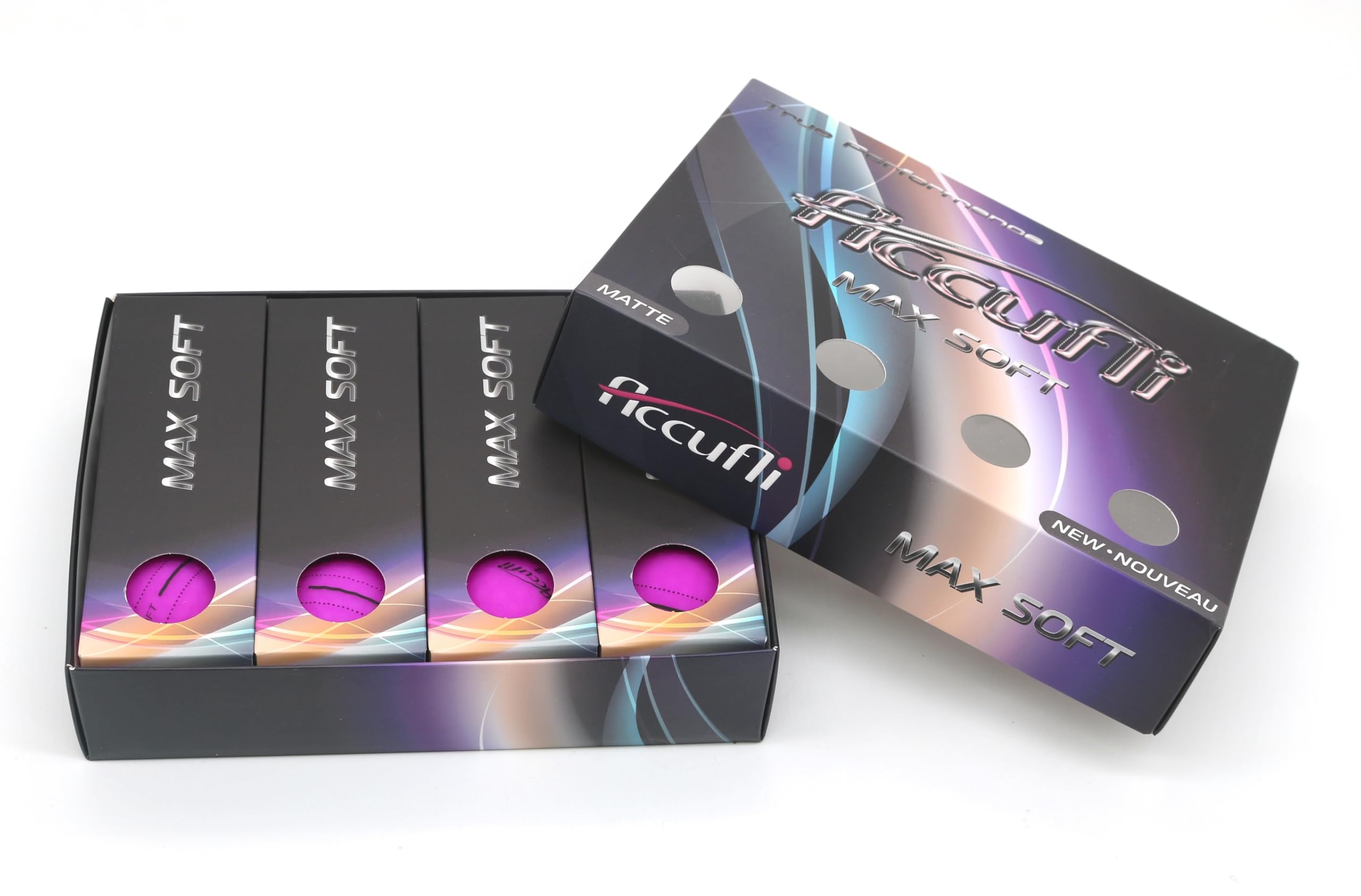 ACCUFLI Max Soft Matte Golf Balls