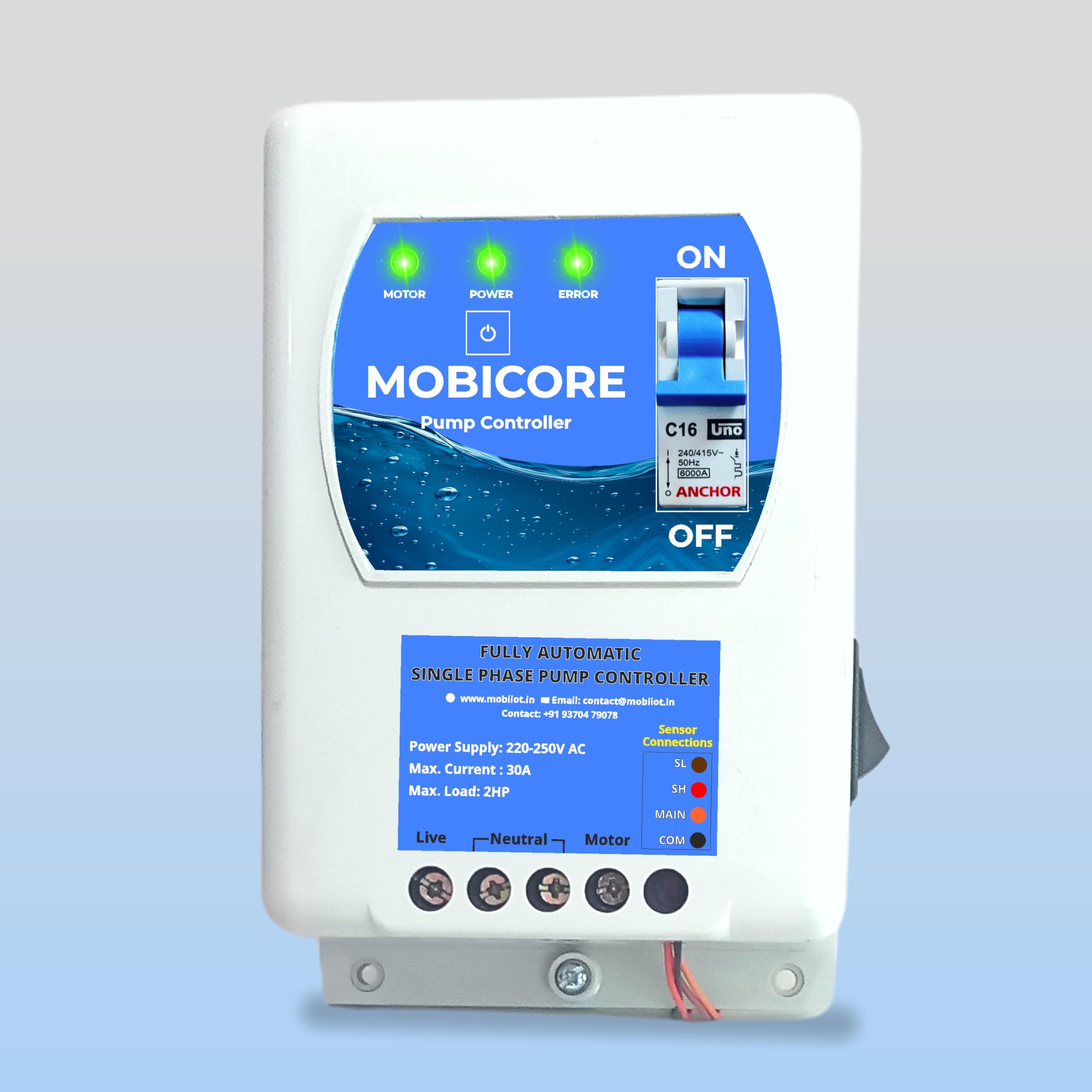 SWYAM® WiFi Based IOT Powered Smart Pump Controller, Fully Automatic, Compatible with Single Phase Motor Without Starter Upto 2HP Motors-image-37