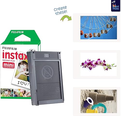 Miniatura 7 de Fujifilm Instax Mini 11 - Cámara instantánea  paquete de accesorios MiniMate y funda personalizada compatible  película Fuji Instax paquete