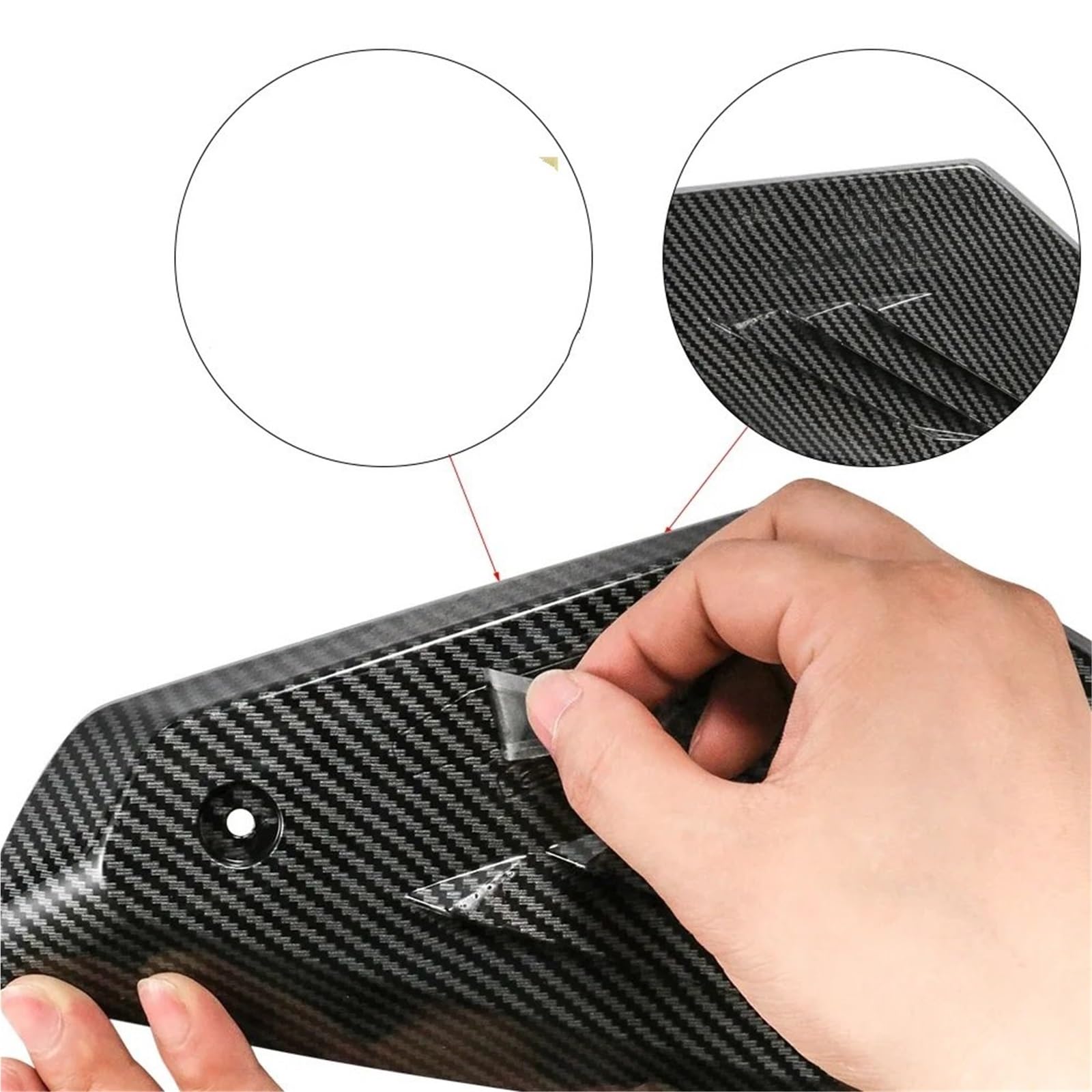Osłona Boczna Ramy Motocykla, Osłona Wlotu Powietrza, Osłona Korka Wlewu Paliwa, Pasująca Do Motocykli Honda CB650R CBR650R CB CBR 650R 2019-2021(Color 4)