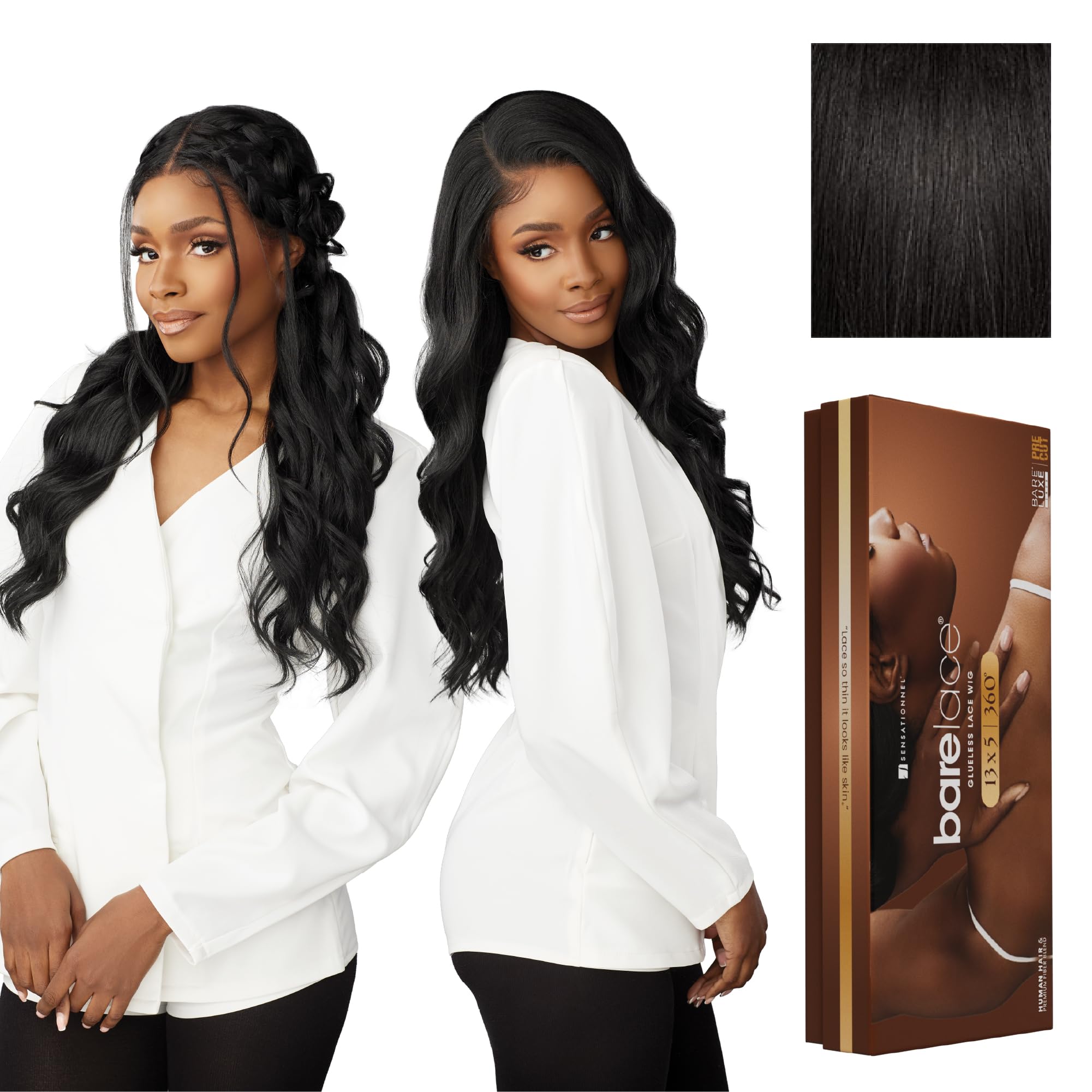 Amazon.com : Sensationnel Barelace 13X5 360 Lace Wig - Unit 2