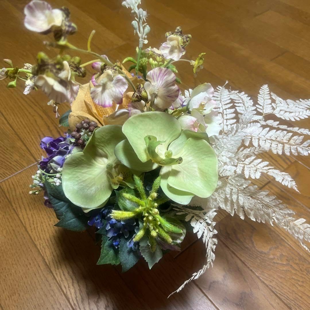 フラワーアレンジメント 造花 クレール