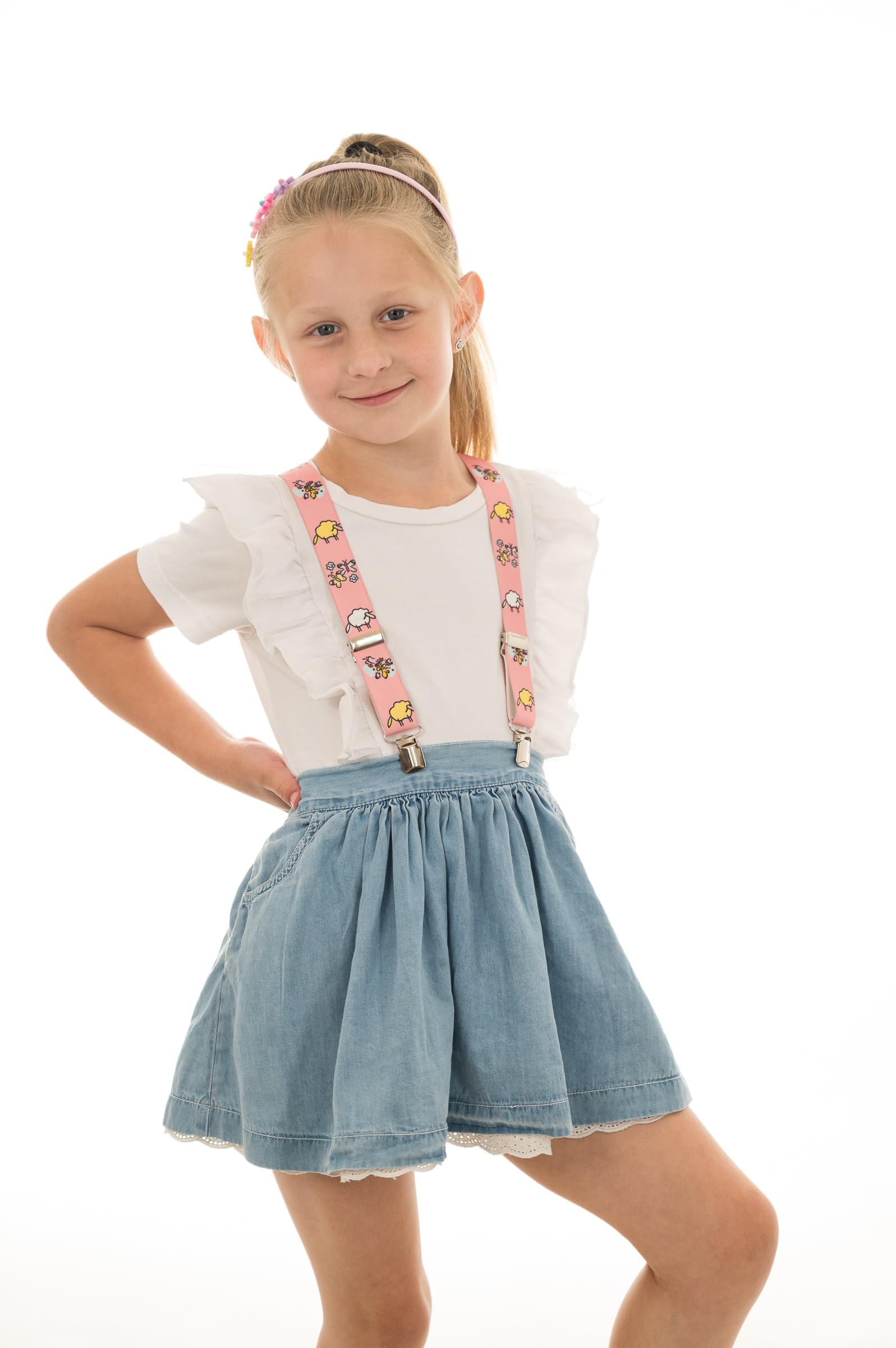 Tirantes de Tela Elastizada Infantiles Unisex Forma Y Dinosaurio 1-5 Años 2.5cm