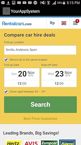 Car Rental in Seville, Spain