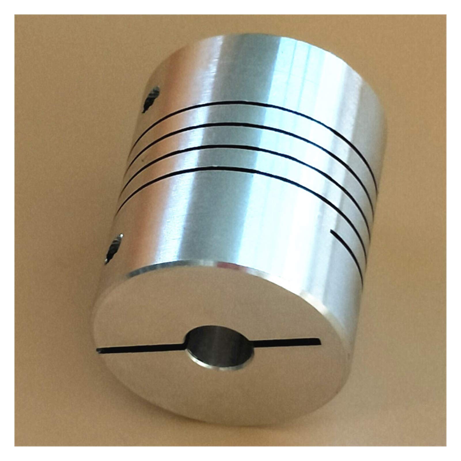 Aluminium-Koppler für CNC-Motorwelle Kupplung 4 mm auf 12 mm flexibles Gelenk D25L30 Innenloch 4/5/6.35/8/10/12 mm (Innendurchmesser: 6 6)