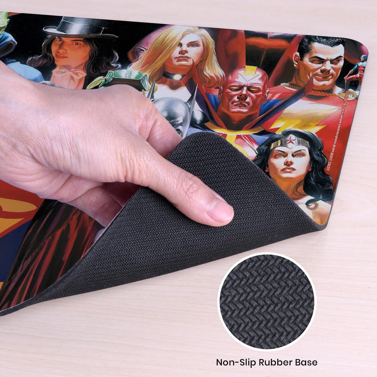 Head Case Designs Officially Licensed Justice League DC Comics Justice Volume 1 Comic Book Covers 23.62 x 11.81 x 0.12 inches (600 x 300 mm) - L Gaming Office Desk PC Keyboard Mouse Mat Pad