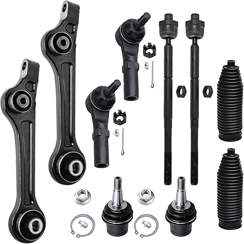 Miniatura 245 de Detroit Axle - Kit de suspensión frontal de 10 piezas para Ford Ranger Mazda B2300 B2500 B3000 B4000, 2 brazos de control superiores, 2 rótulas