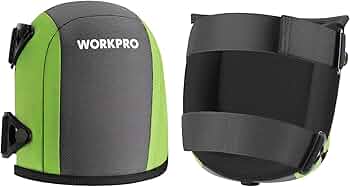 WORKPRO Garden Knee Pads, Flooring Kneepads with Foam Padding, Comfortable Kneeling Cushion for Gardening, House Cleaning, Construction Work, 7.87"*6.75"*3"