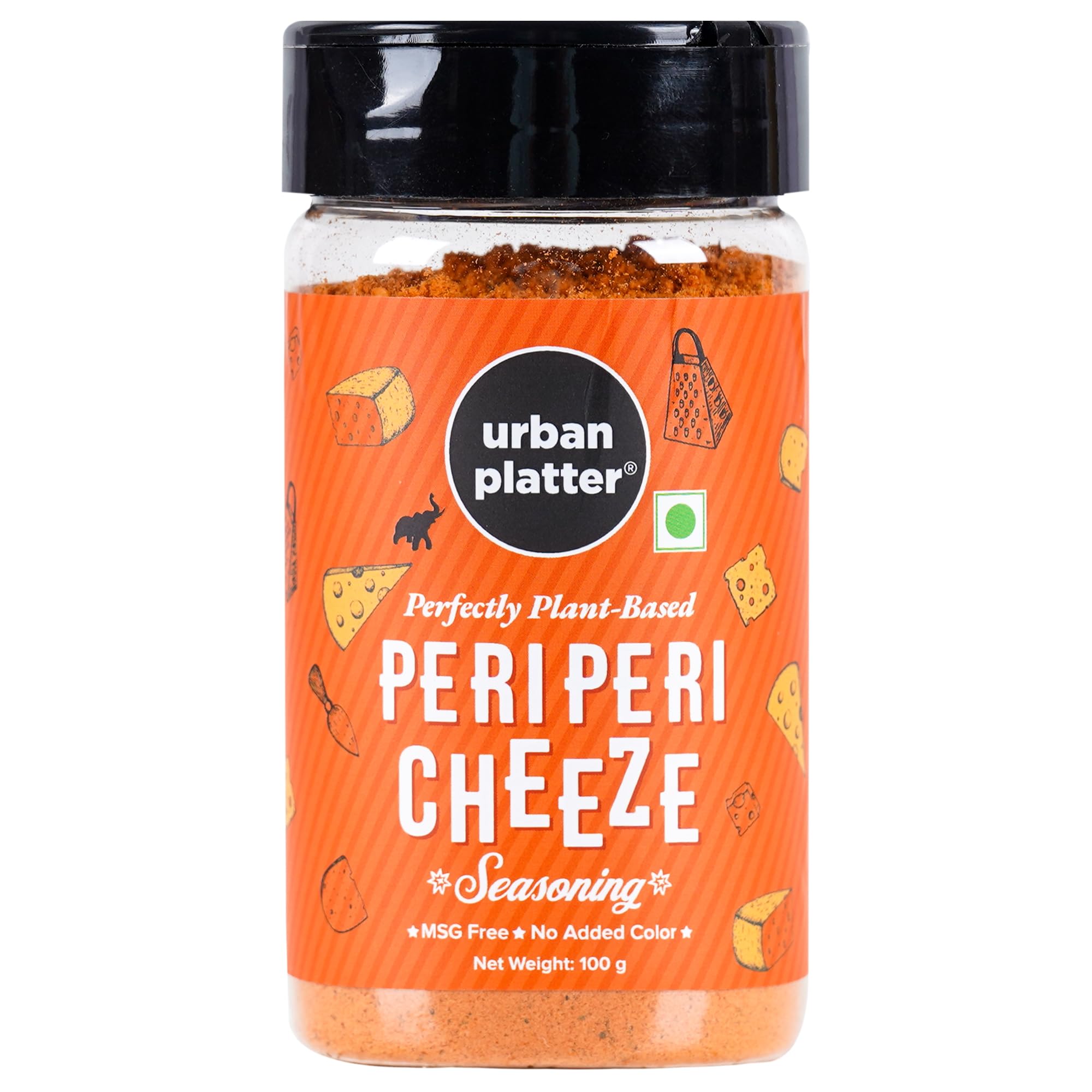 Urban Platter Perfectly Plant-Based Peri-Peri Cheeze Seasoning, 100g (Perfect for Popcorn, Fries and Pasta | Spicy, Tangy and Cheesy) (B0B65PGSG3) Amazon Price History, Amazon Price Tracker