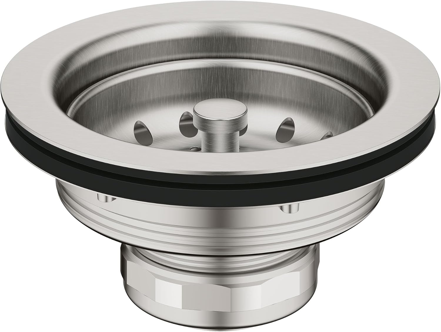 GROHE 40708DC0 Universal Sink Strainer, SuperSteel (Stainless Steel)