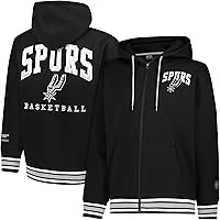 Vista 16 de Ultra Game Chaqueta con capucha oficial de la NBA Super Soft MVP con cremallera completa para hombre