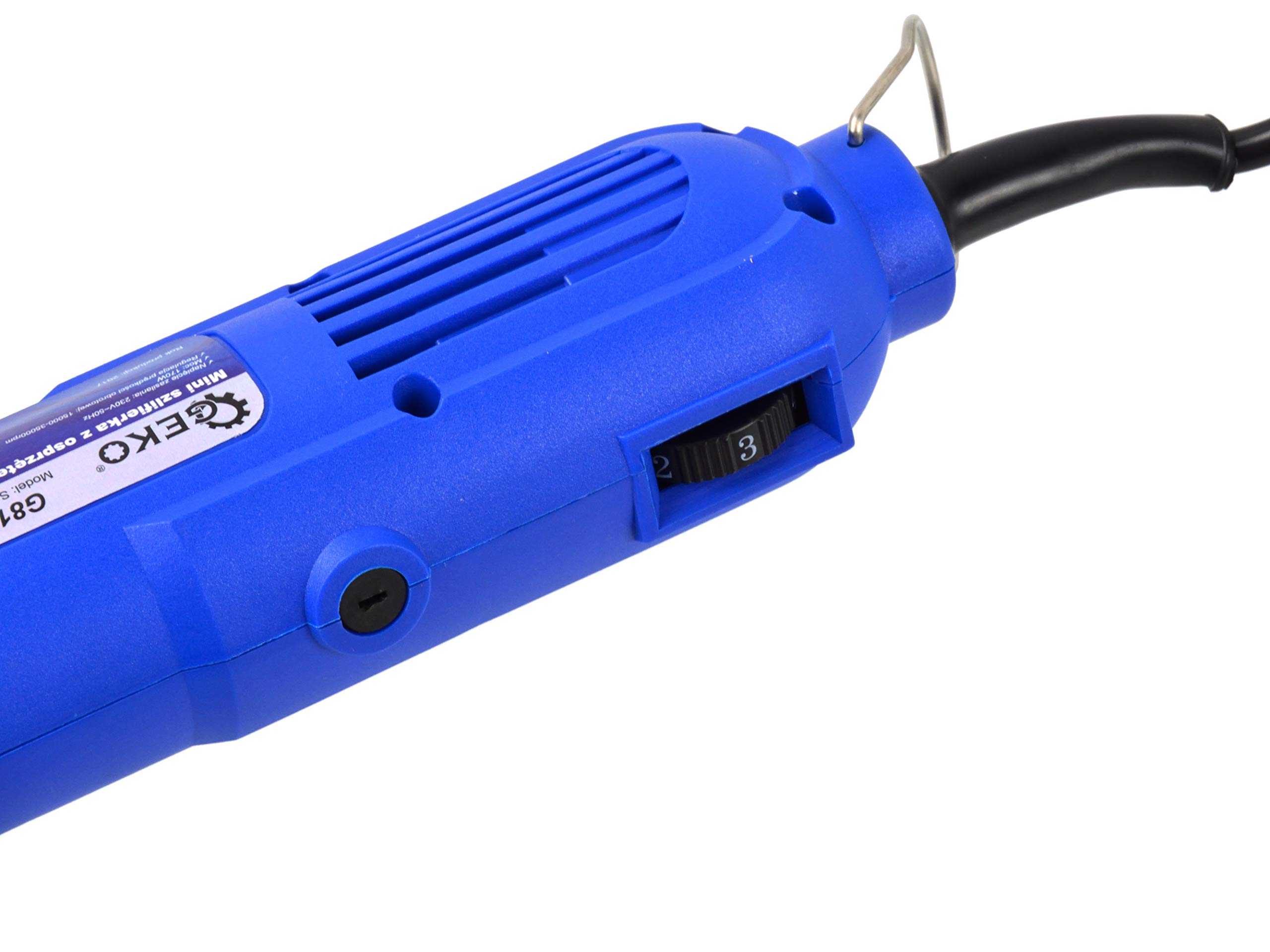 BSD Herramienta Multifunción, Mini Amoladora Eléctrica, Herramienta Rotativa con Accesorios - 40 piezas - 170W, 1000-35000 RPM