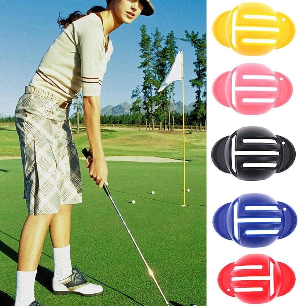 review QINXI 5 PCS Golf Scribe Ball Line Marker Outdoor Sport Pen Clip Mark Drawing Tool Golf Ball Alignment Kit Accessories