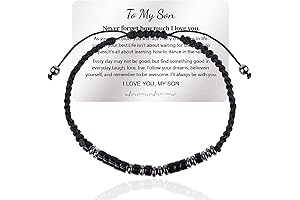 I Love You Morse Code Bracelet for Son from Mom