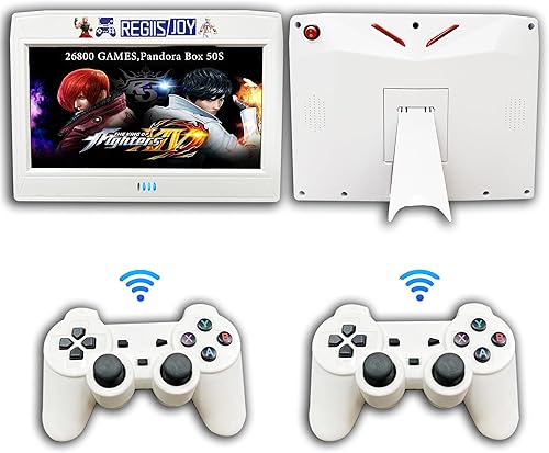 28000 en 1 Consola de juegos de arcade portátil Mini Pandora Box 50S con pantalla HD Controladores inalámbricos 2.4GHZ