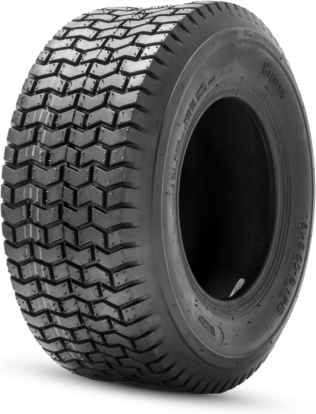 HALBERD 16x6.50-8 Turf Friendly Tire for Lawn & Garden Mower,16x6.5-8 Great Traction for Garden Tractors, Walk-behind Mowers, Turf Maintenance Vehicles, Golf Carts, Snowblowers, Utility Vehicles -LRB