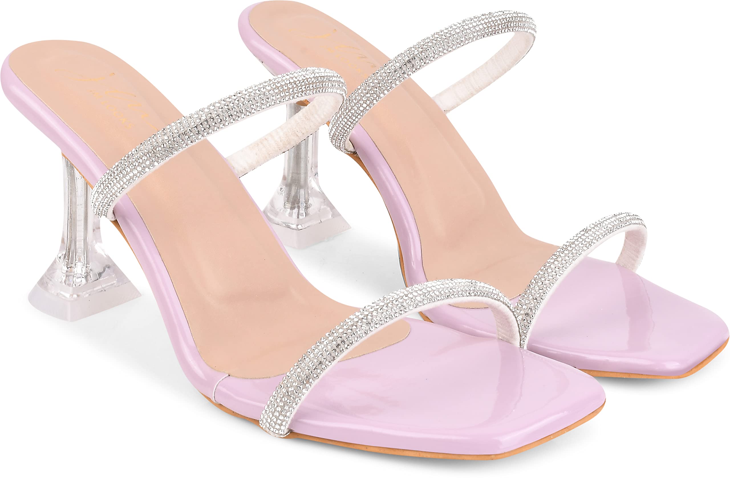 JM LOOKS Slim Solid Comfortable Sole Heel Sandals For Womens & Girls IRF-108-Purple-39-X (B0C4Y52DR1) Amazon Price History, Amazon Price Tracker
