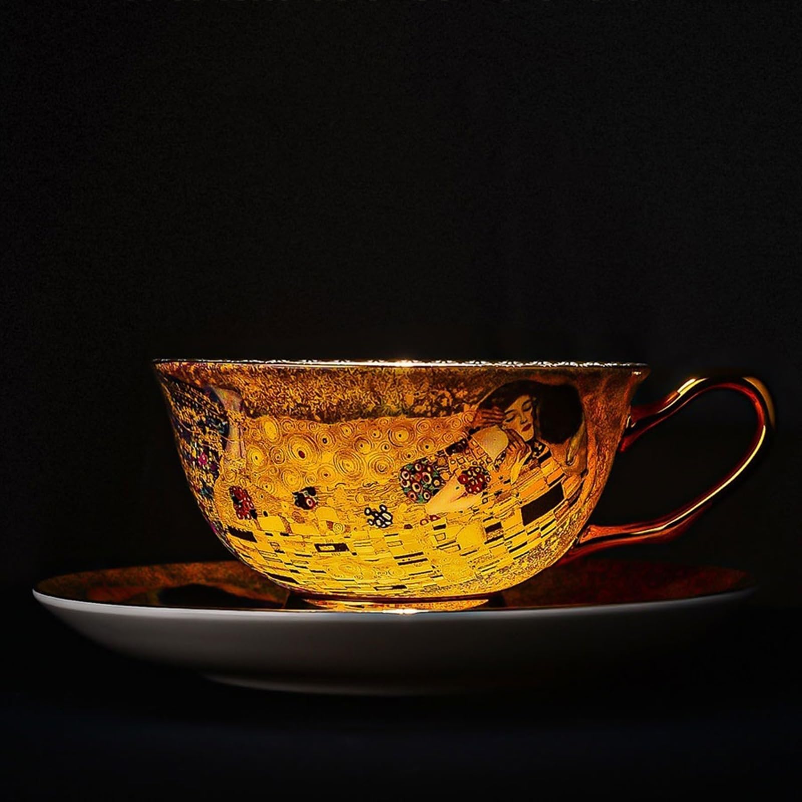 Tasse Tasses Service à thé européen ensemble de tasses café en porcelaine d'os haute qualité rétro Senior britannique après-midi léger luxe