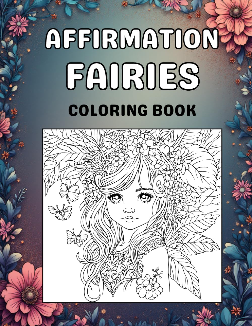 Affirmation Fairies Coloring Book: Coloring, Tracing & ABCs Illustrated version 2