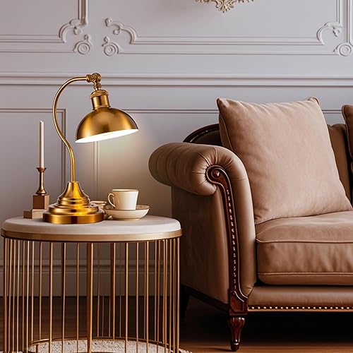 Miniatura 8 de Lámpara de mesa LED inalámbrica, funciona con pilas, recargable, atenuación de 3 niveles, carga universal USB-C, cabezal giratorio de 180, pantalla