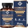 25-in-1 Magnesium Complex with Methylated B Complex Magnesium Glycinate Citrate Malate Taurate Gluconate Aspartate Carbonate D3 K2, Magnesium Complex Supplement for Relaxation Energy & Nerve