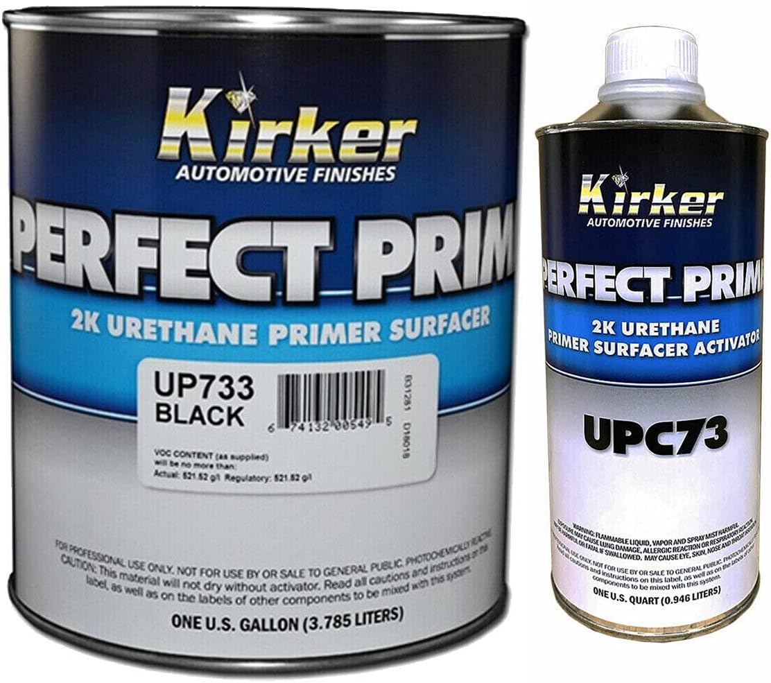 Kirker Perfect Prime 2K Urethane Primer Black UP733 One Gallon with Catalyst