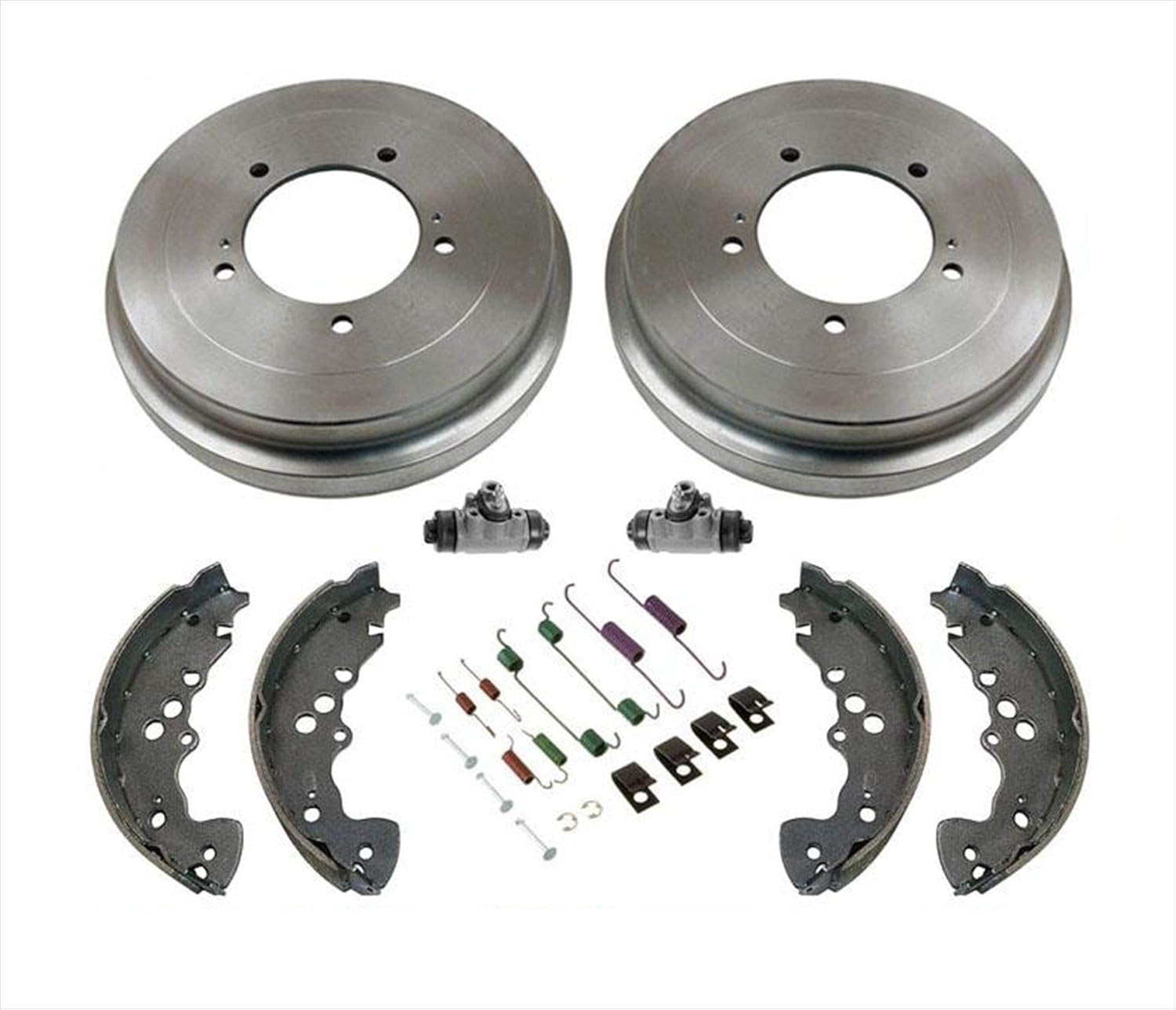 For 2002 2004 2006 Suzuki XL7 Rear Brake Drums Wheel Cly Springs and Shoes