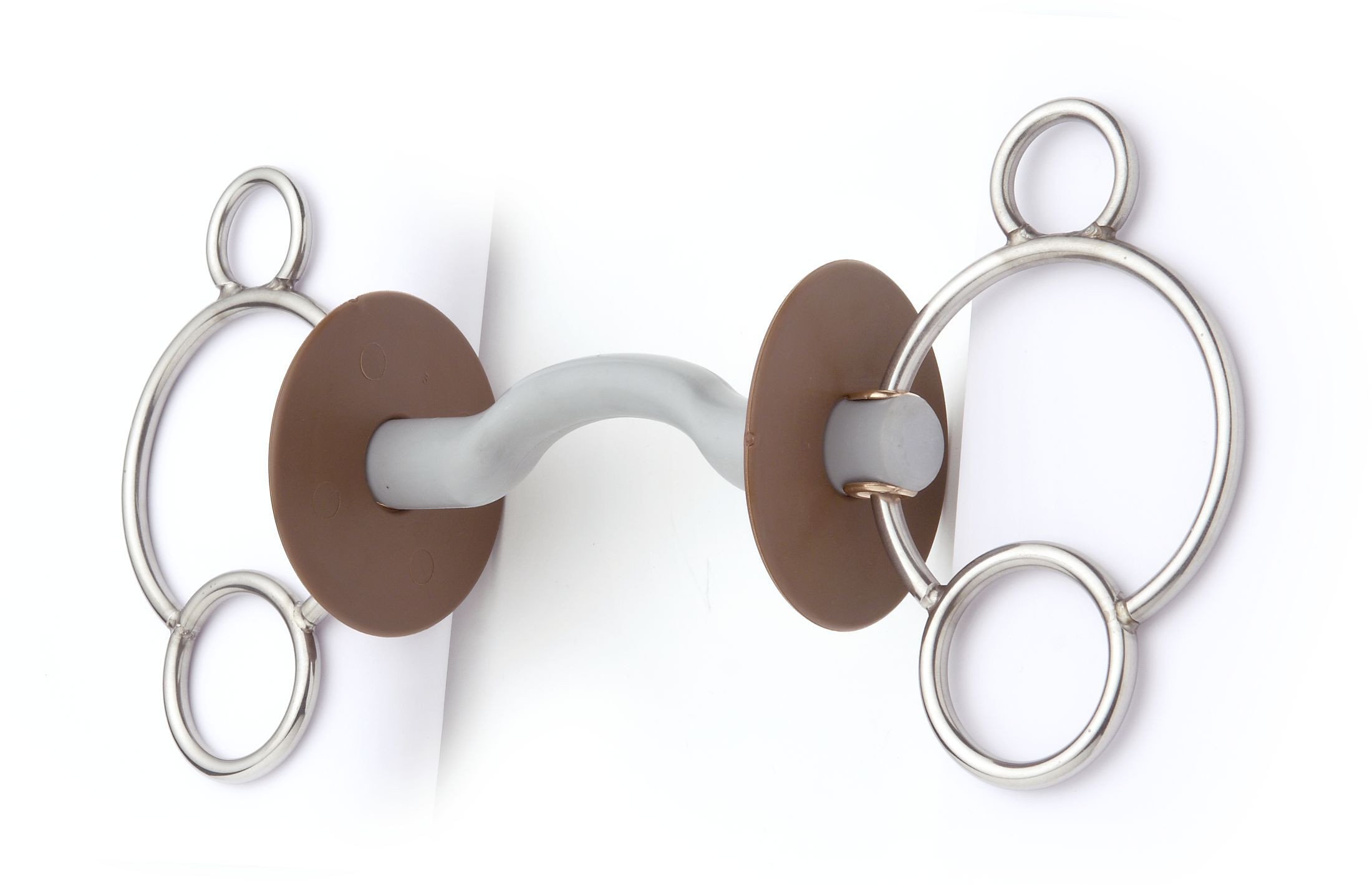 Beris Gebiss 3-Ring mit Zungenbogenstange, beweglich