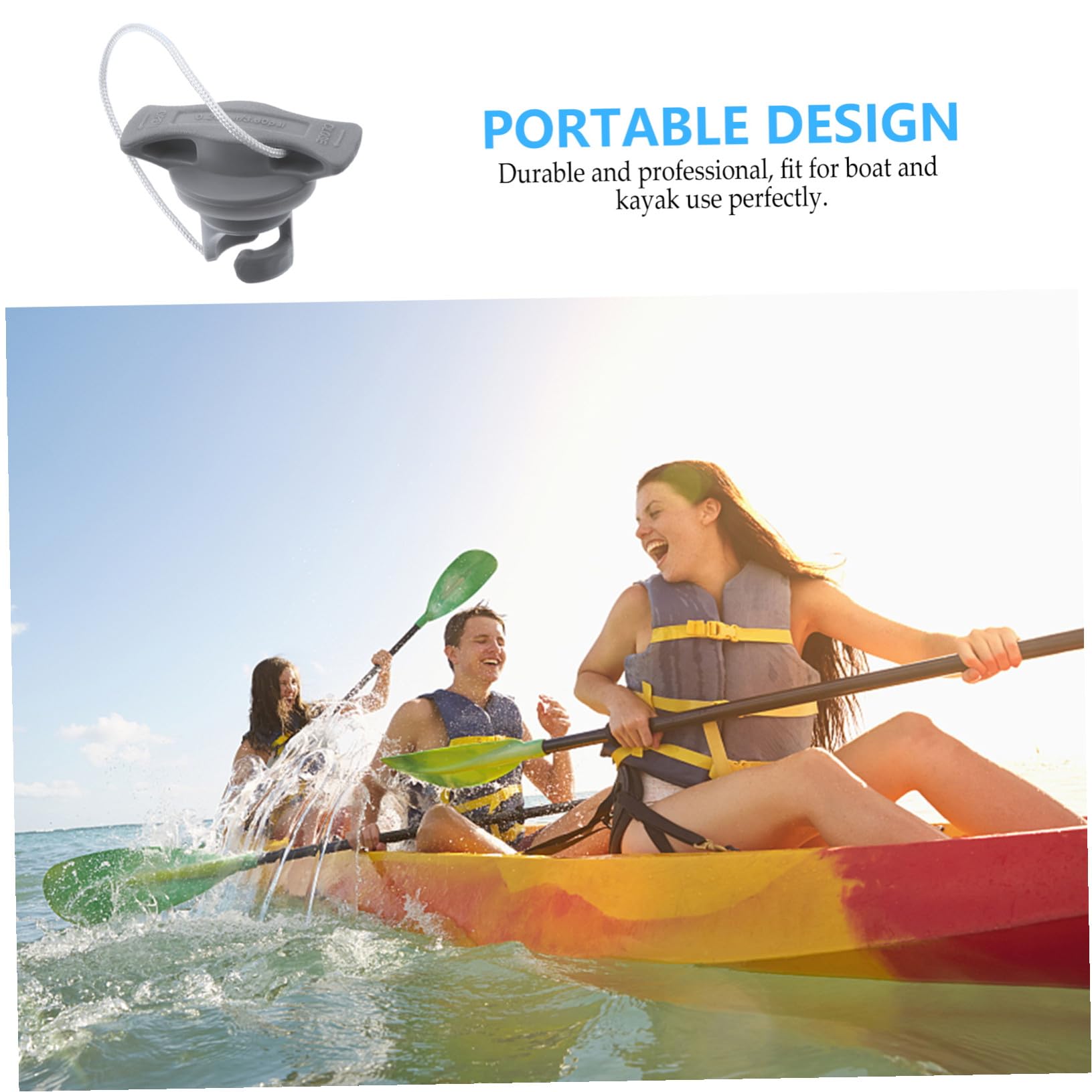 Tappo Valvola per Kayak Gonfiabile PVC 2 Pezzi Air cap | Tenuta Forte Anti-perdita, Accessori per Barche e Surfboard, Valvola Sup Compatibile Gonfiabili