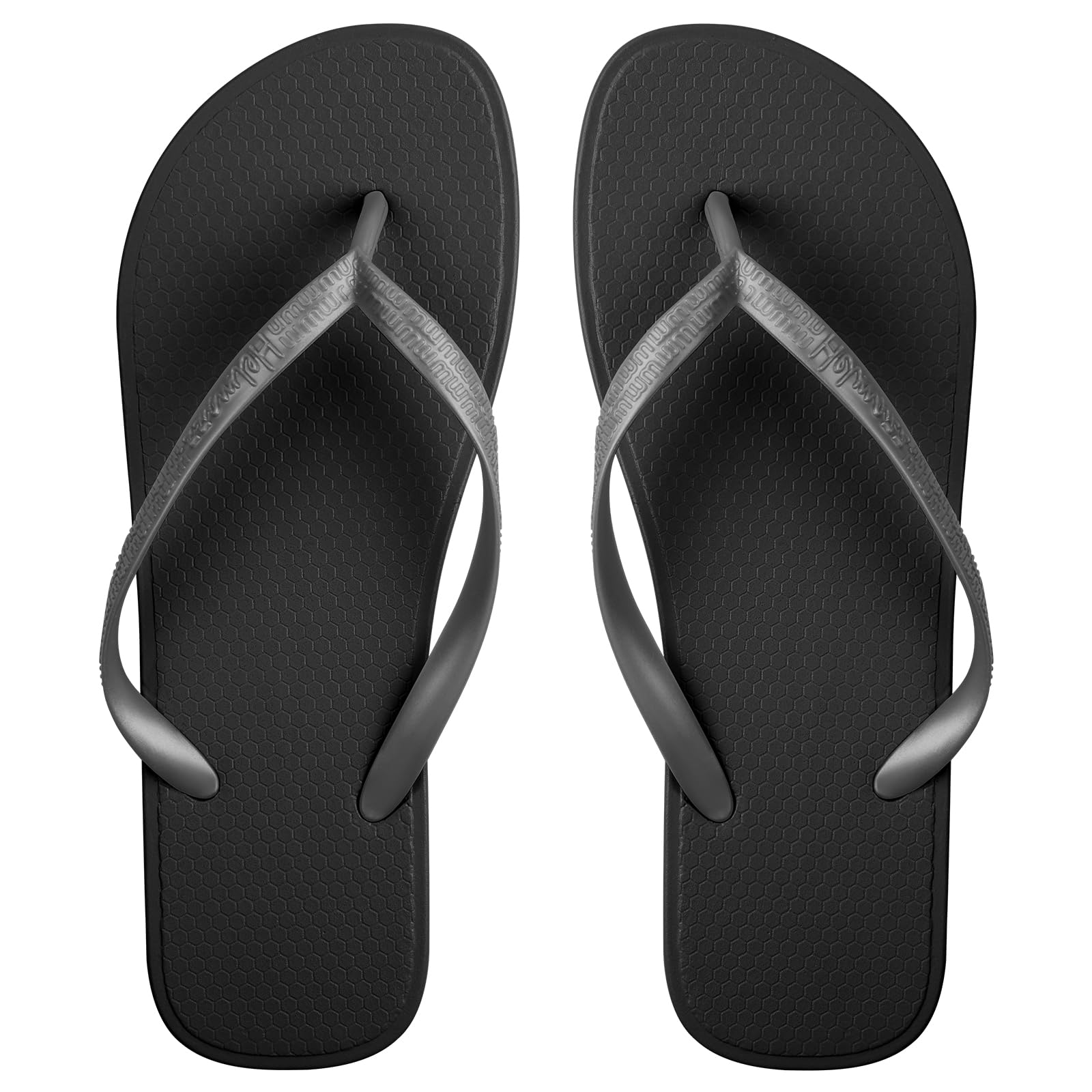 Aomig Unisex japonki, damskie, dziewczęce, męskie, płaskie klapki plażowe, wąskie klapki z PCW, damskie mata do jogi, wygodne sandały na platformie plażowej, antypoślizgowe, płaskie klapki pod