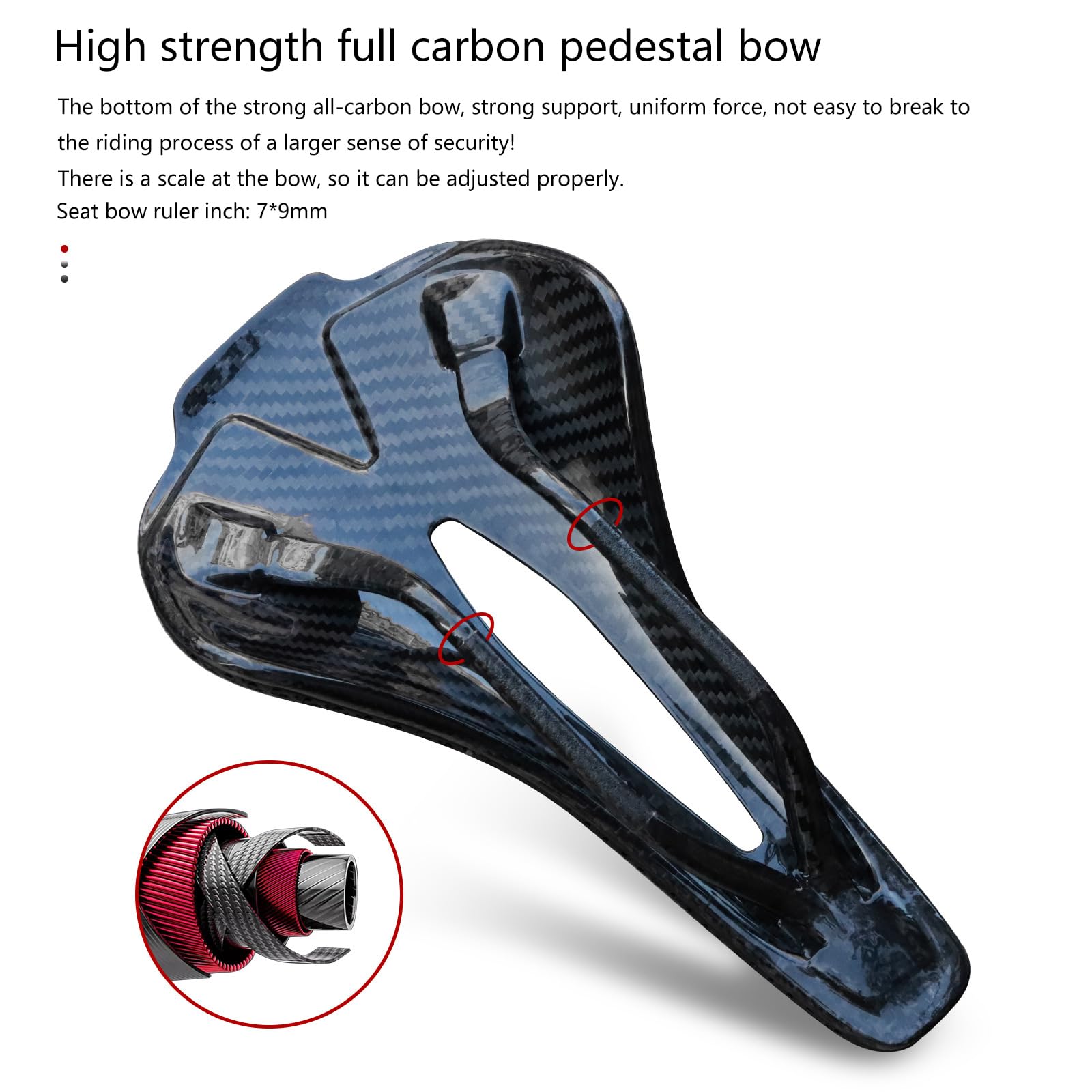 Sella Bici Nera Ergonomica Sella Bici Stampata In 3D - Per MTB, Gravel E Strada, Comoda, Leggera, Nera | Sedile Ciclismo Sella Comoda MTB E Strada