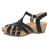 Tinley Fisherman Wedge Sandal for Women - Cushioned, Contoured Footbed for All-Day Comfort and Support - Adjustable Hook & Loop Straps with Buckle Detail