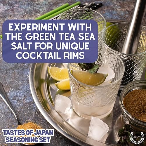 Miniatura 6 de Juego de regalo gourmet Japanese Seasonings – Tastes of Japan – Mezcla de especias artesanales – Paquete de seis – Sin OMG, totalmente natural, lote