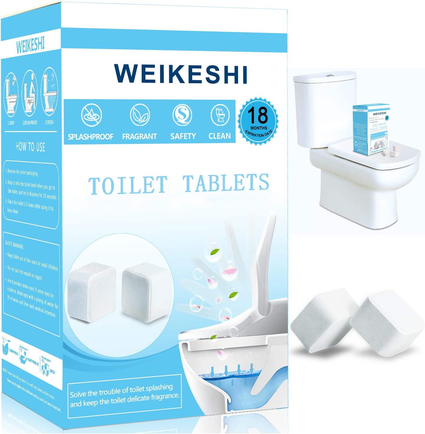 DUDE Bombs Toilet Stank Eliminator 1 Pack, 40 Pods