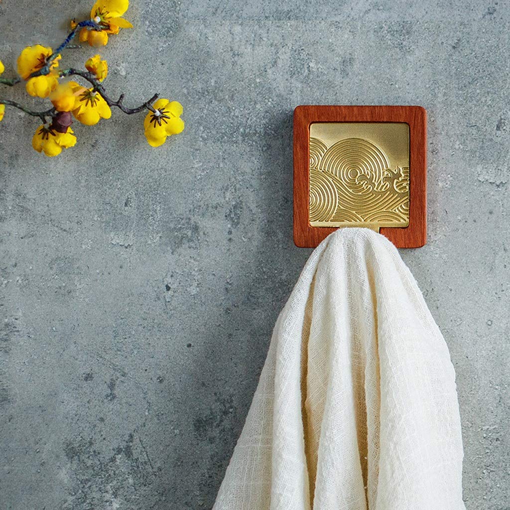 Percheros Para Colgar Abrigos Appendiabiti a parete Appendiabiti in ottone Gancio singolo Appendiabiti a parete for porta della camera da letto del bagno retrò creativo Perchero Para Colgar Bolsas