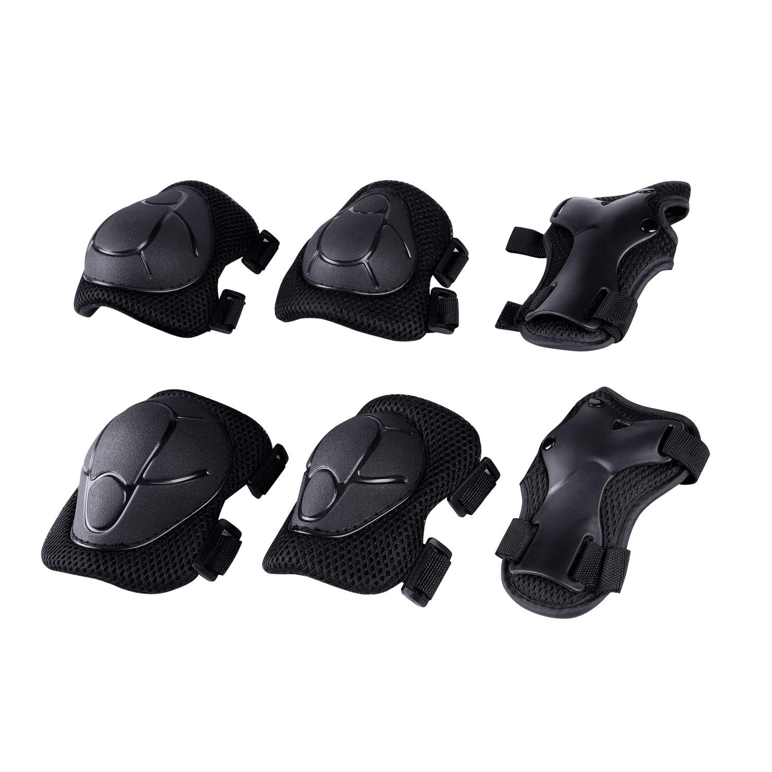 6pcs-Set Protection Bébé Genou Coude Poignet Pour Enfant Coudières