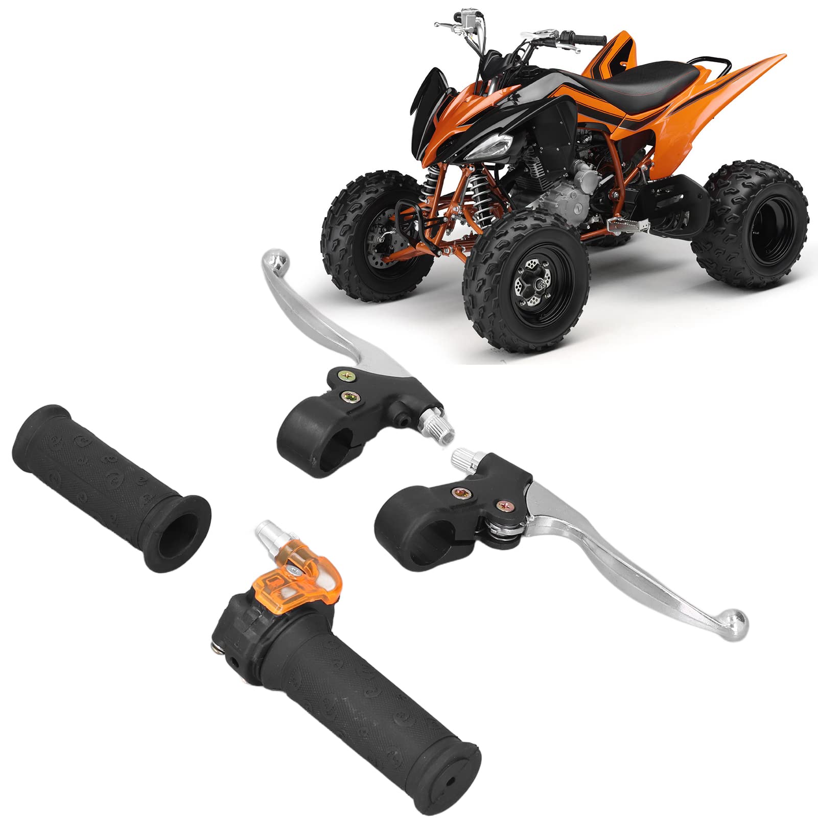 OUKENS Set leve freno frizione, moto universali 22mm Sinistra Destra Twist Manopole Acceleratore Acceleratore Kit per 47cc 49cc 2 Tempi Dirt Bike