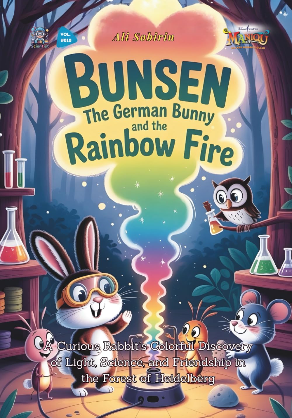 Bunsen the German Bunny and the Rainbow Fire: A Curious Rabbit’s Colorful Discovery of Light, Science, and Friendship in the Forest of Heidelberg (Baby Scientist)