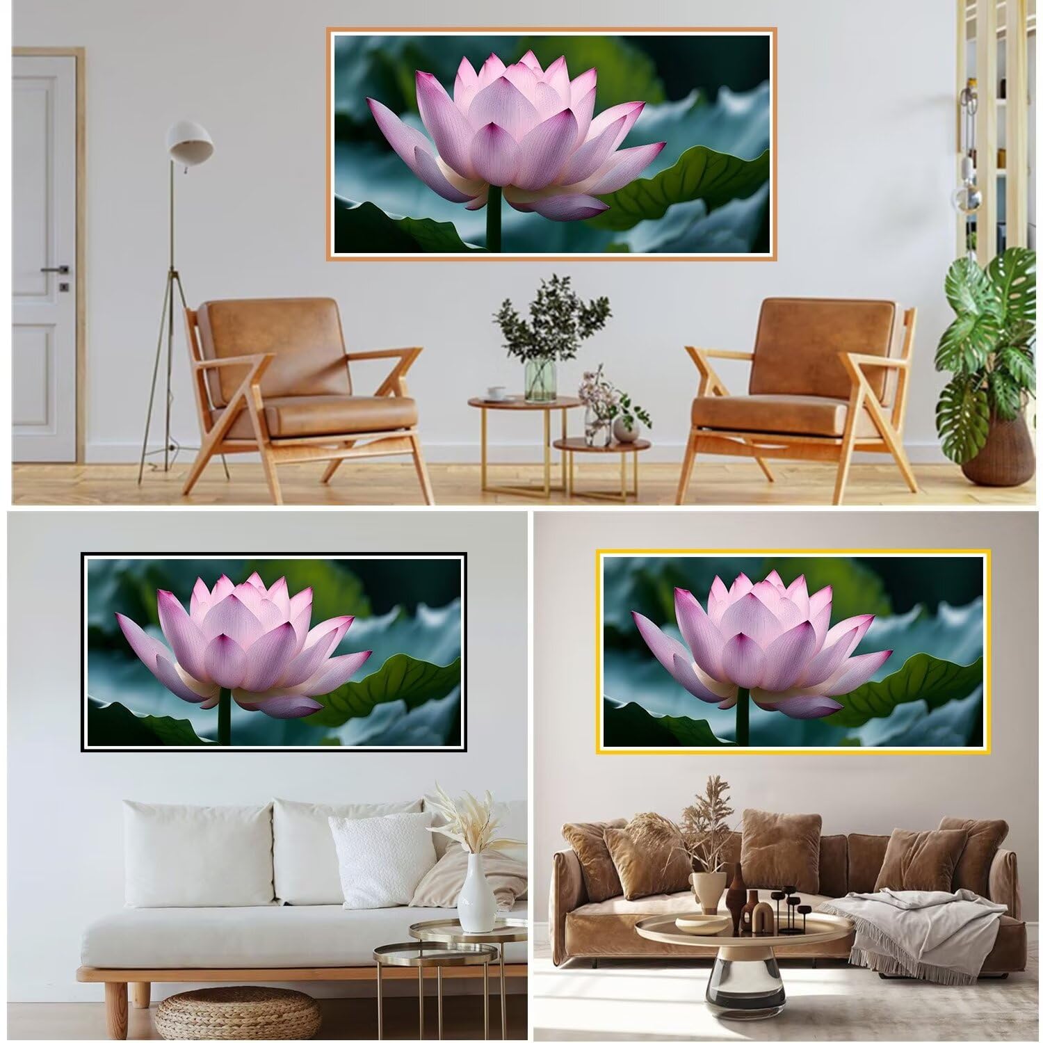 Zaafeen Zestawy do malowania diamentami dla dorosłych, łabędź kwiat orchidei 5D, duży diament, sztuka, pełne akcesoria, pełne akcesoria, pełne wiercenie kryształów górskich, haft obrazy, rękodzieło, sztuka do dekoracji ścian domu, 70 x 140 cm