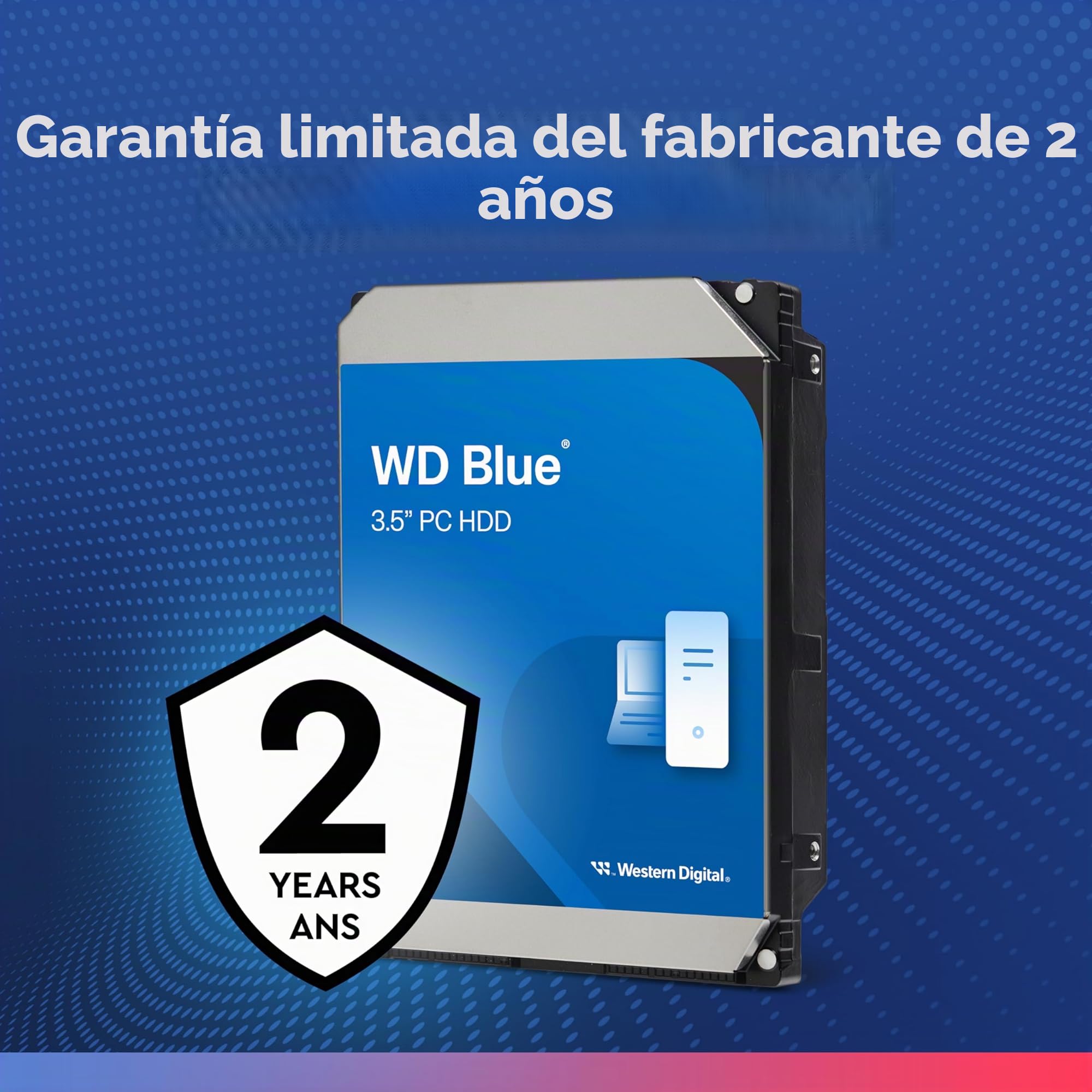 ★WD Blue 6TB HDD WD Blue 6TB for Desktops, Internal Hard Drive 3.5