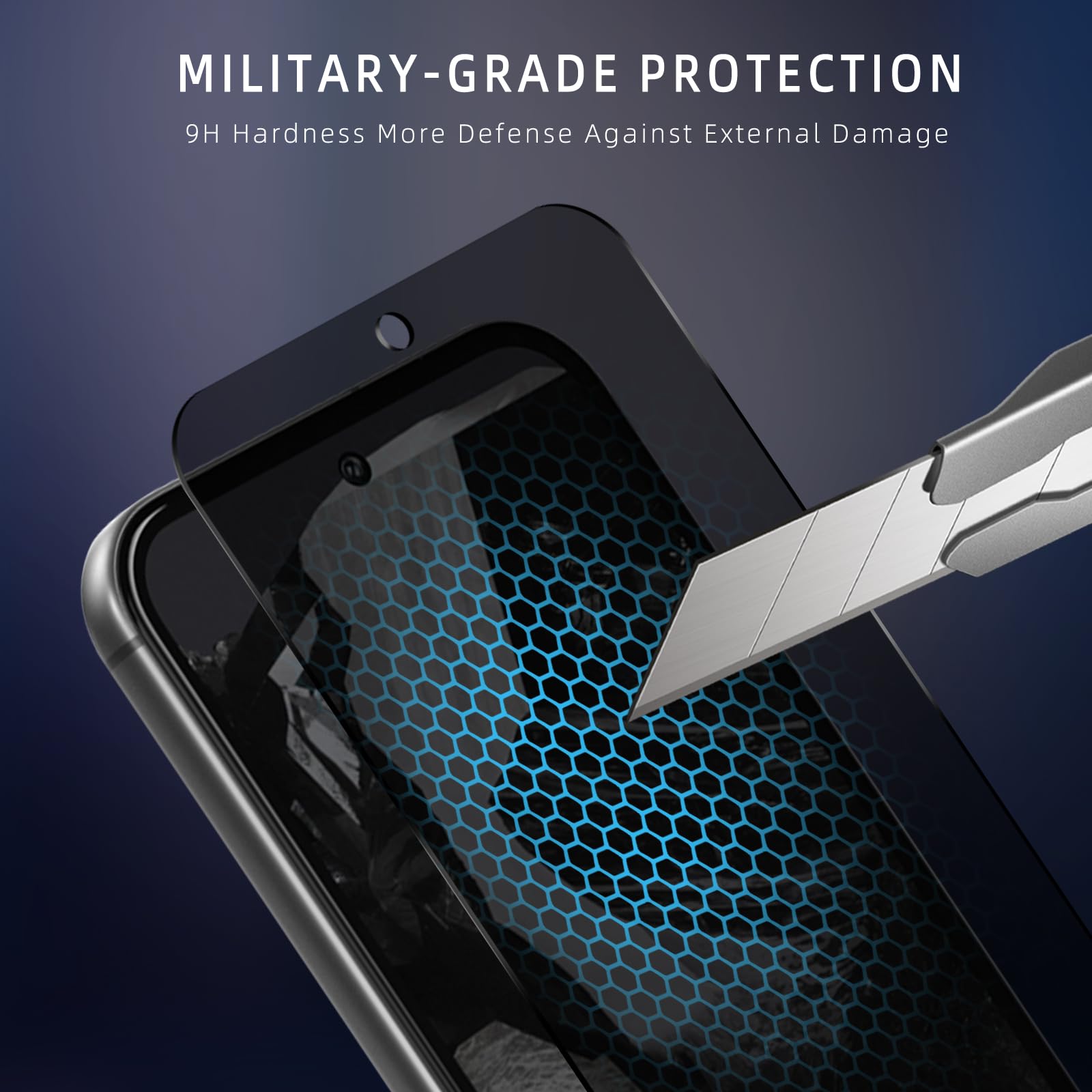 Pellicola Protettiva In Vetro Temperato Privacy Per Google Pixel 8a (2 Pezzi) – Anti-Spy, 9H, Anti-Graffio, Anti-Impronte, Installazione Facile