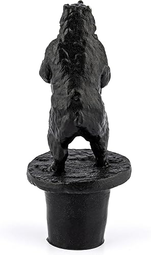 Miniatura 5 de SFdizayn Tapón para botella de vino, corcho de acero inoxidable, accesorio de regalo para amantes del vino, tapón de vino reutilizable con oso