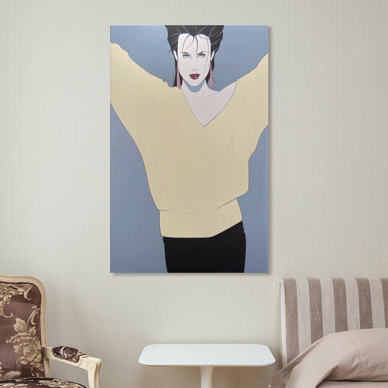 Amazon.com: Yellow Sweater Painting by Patrick Wall Art Nagel