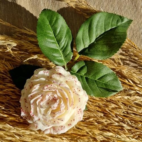 Miniatura 9 de TOPYS 2 moldes para velas de flores de peonía, molde de jabón hecho a mano con flores 3D para fondant, hecho a mano, loción, barra, crayón, crayón,