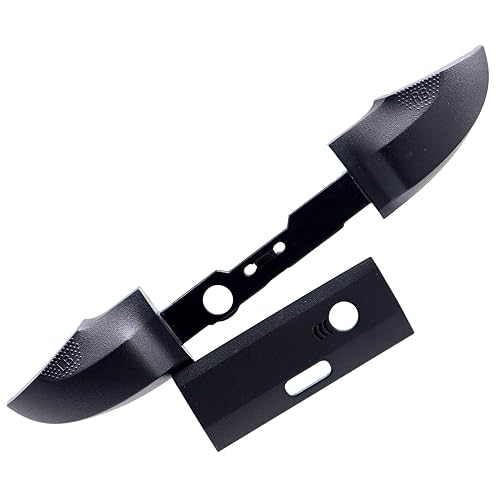 Deal4GO RB LB Bumpers Botones de disparo de hombro con soporte medio superior de repuesto para Xbox Series S y Xbox Series X Controller (negro)