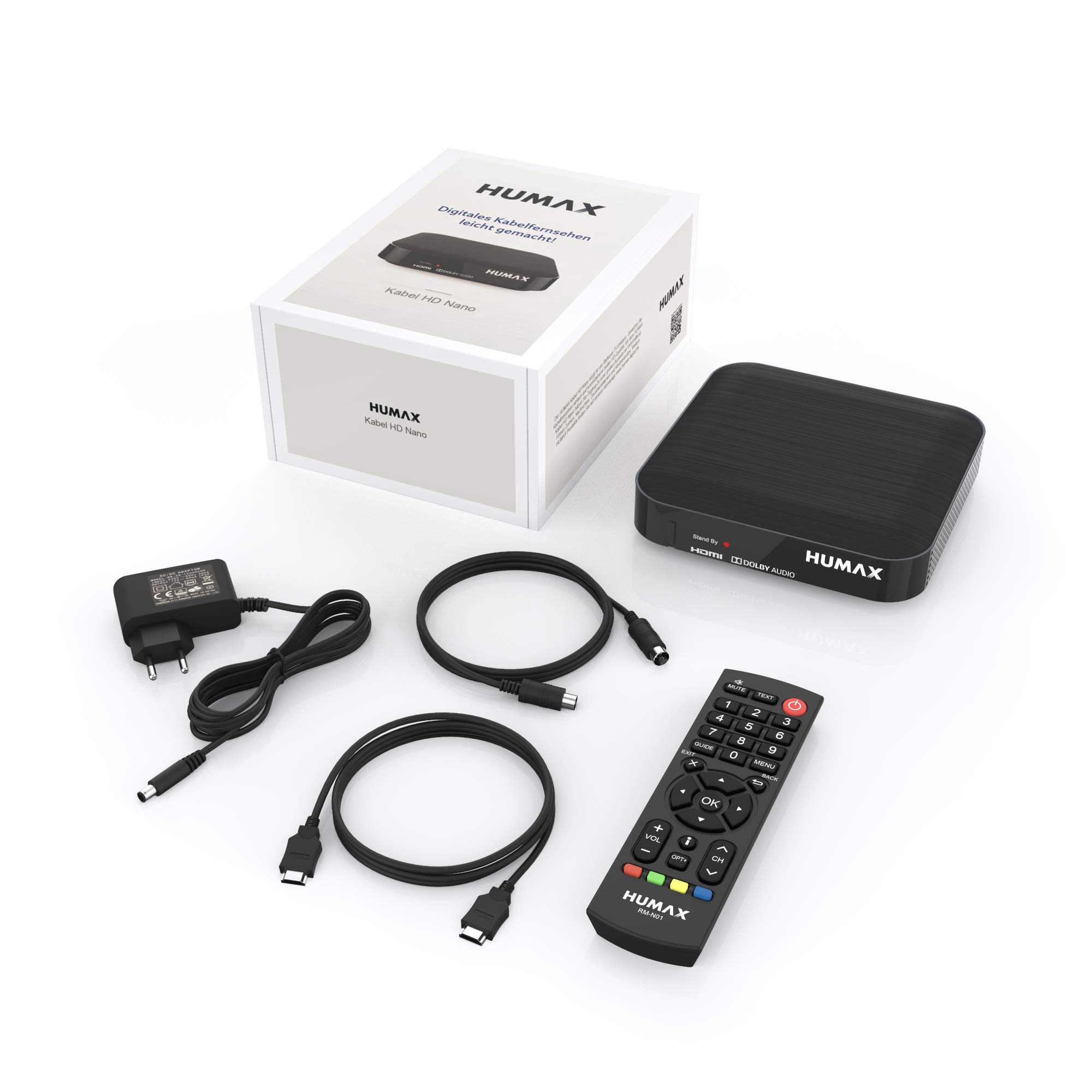 Humax Digital Digital Kabel HD Nano Kabelreceiver Schwarz