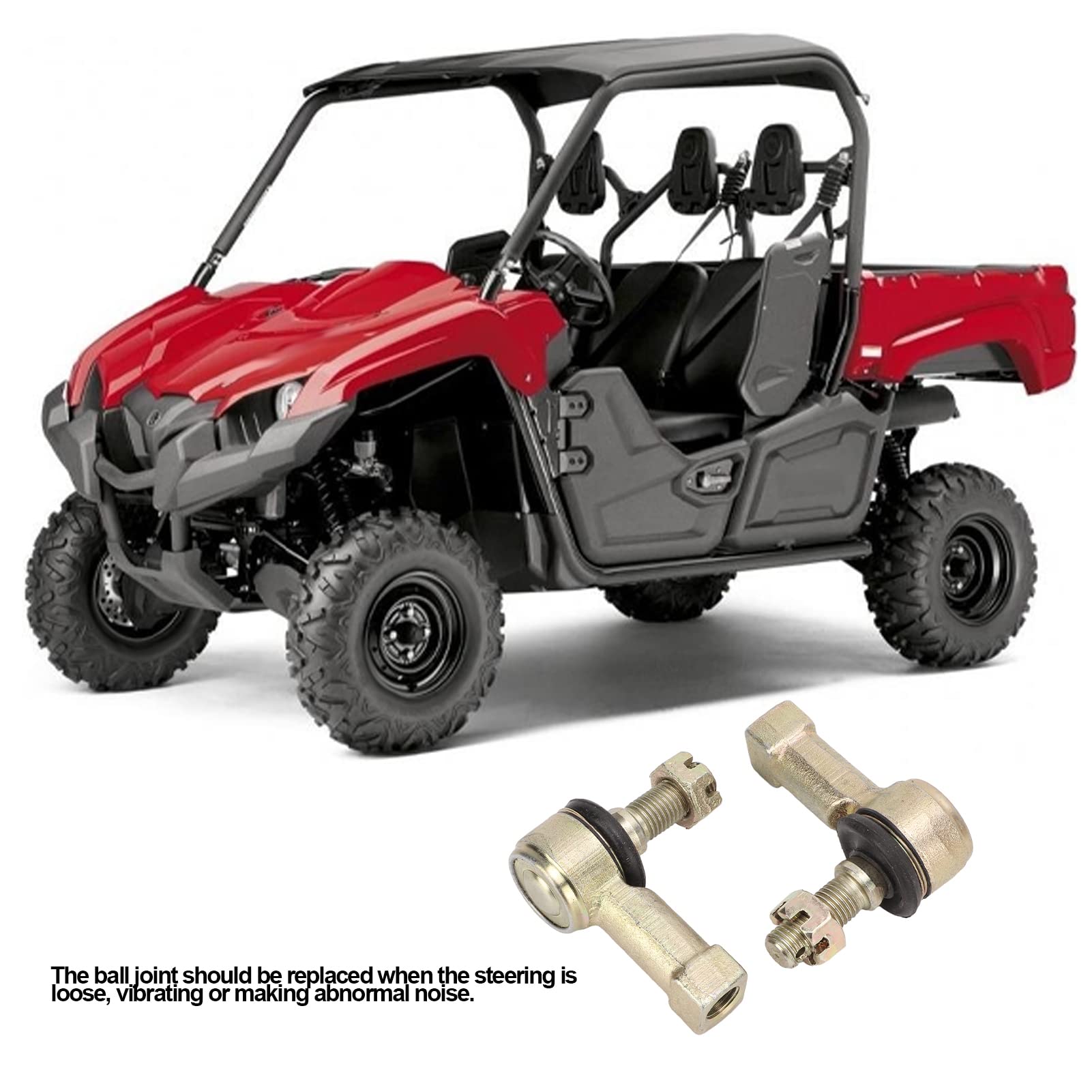 KIMISS M12 Zestaw Przegubów Kulowych na Końcu Drążka Kierowniczego do Can-Am Outlander 1000 500 570 650 800R L 450, Przeguby Kulowe na Końcu Drążka Kierowniczego, Zestaw Końcówek Drążka Kierowniczego